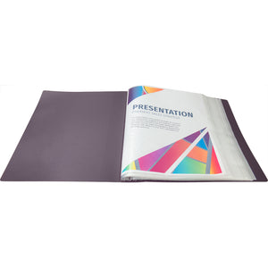 Display-book Axent 1200-11-A, A4, 100 files, dusty violet