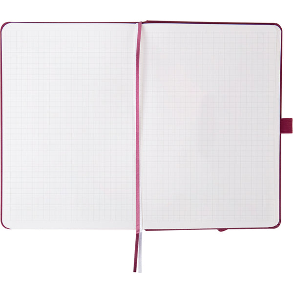 Notebook Axent Partner Prime 8305-46-A, A5, 145x210 mm, 96 sheets,  squared, hard cover, wine
