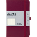 Notebook Axent Partner 8201-46-A, A5-, 125x195 mm, 96 sheets, squared, hard cover, wine Notebook Axent Partner 8201-46-A, A5-, 125x195 mm, 96 sheets, squared, hard cover, wine