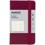 Notebook Axent Partner 8301-46-A, A6-, 95x140 mm, 96 sheets, squared, hard cover, wine Notebook Axent Partner 8301-46-A, A6-, 95x140 mm, 96 sheets, squared, hard cover, wine