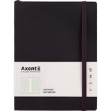 Notizbuch Axent Partner Soft L, 8615-01-A, 190x250 mm, 96 Blatt, kariert, flexibler Umschlag, schwarz Notizbuch Axent Partner Soft L, 8615-01-A, 190x250 mm, 96 Blatt, kariert, flexibler Umschlag, schwarz