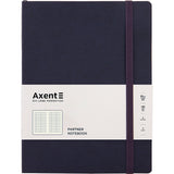 Notizbuch Axent Partner Soft L, 8615-02-A, 190x250 mm, 96 Blatt, kariert, flexibler Umschlag, blau Notizbuch Axent Partner Soft L, 8615-02-A, 190x250 mm, 96 Blatt, kariert, flexibler Umschlag, blau