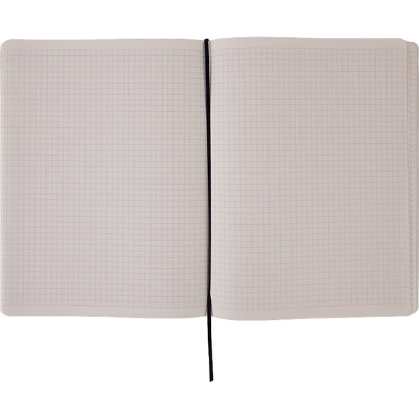 Notebook Axent Partner Soft L, 8615-02-A, 190x250 mm, 96 sheets, squared, blue