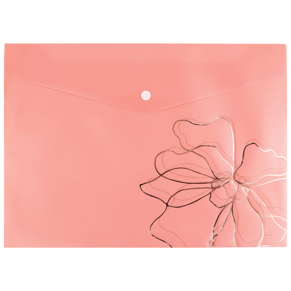 Dokumententaschen mit Druckknopf Axent Peachy Mood 1496-28-A, A5+
