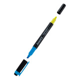 Textmarker Doppelter Axent 2534-02-A, 2-4 mm, keilförmig, blau + gelb Textmarker Doppelter Axent 2534-02-A, 2-4 mm, keilförmig, blau + gelb