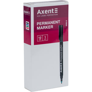 Marker Axent Permanent 2535-01-A, 1 mm, round, black