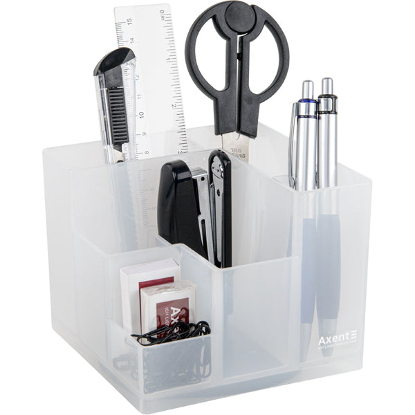 Schreibtischset Axent Cube 2106-21-A, 9-teilig, weiß