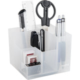 Desktop stationery organizer Axent Cube 2106-21-A, in a color box, white Desktop stationery organizer Axent Cube 2106-21-A, in a color box, white