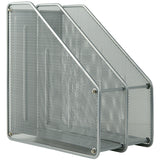 Document tray Axent 2126-03-A vertical 2-in-1, metal, silver Document tray Axent 2126-03-A vertical 2-in-1, metal, silver