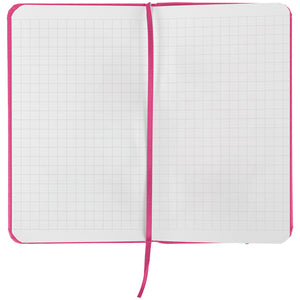 Notizbuch Axent Partner 8301-50-A, 90x150 mm, 96 Blatt, kariert, purpurrot