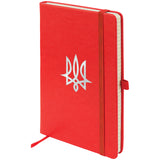 Notizbuch Axent Partner Lux Tryzub 8202-06-3-A, 125x195 mm, 96 Blätter, Zelle, rot Notizbuch Axent Partner Lux Tryzub 8202-06-3-A, 125x195 mm, 96 Blätter, Zelle, rot