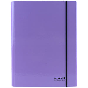 Folder with elastic bands Axent Pastelini 1213-36-A, cardboard A4, lilac