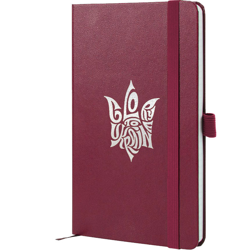 Notizbuch Axent Partner Glory 8201-46-4-A, 125x195 mm, 96 Blätter, Zelle, Wein