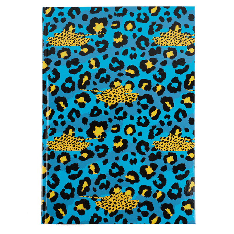 Notizbuch Axent Leopard 8422-554-A, A4, 96 Blatt, kariert, blau