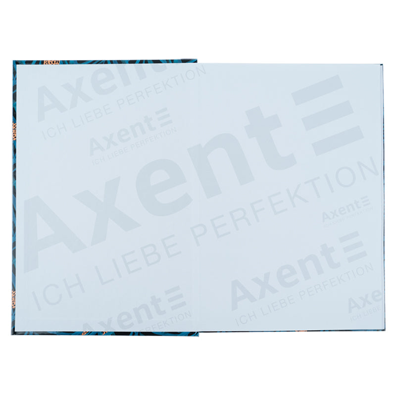 Notizbuch Axent Leopard 8422-556-A, A4, 96 Blatt, kariert, navy blau