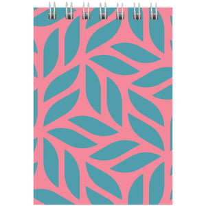 Spiral notebook Axent D8014-05, А7, 48 sheets, squared, pink