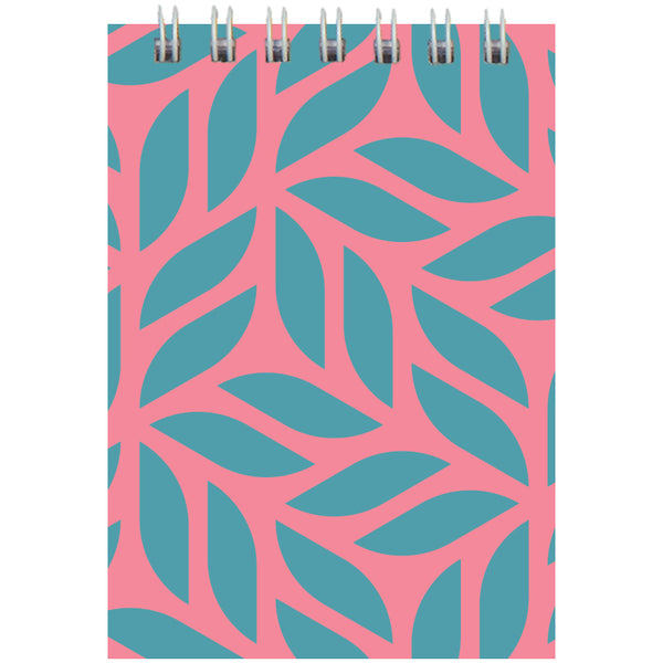 Spiral notebook Axent D8014-05, А7, 48 sheets, squared, pink