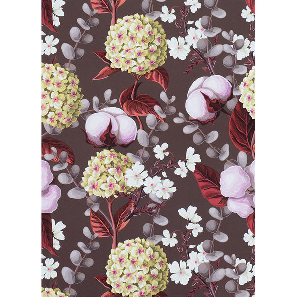 Notebook Axent Bloom 8456-1-A, А5, 96 sheets, squared, brown