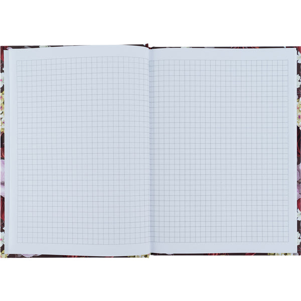 Notebook Axent Bloom 8456-1-A, А5, 96 sheets, squared, brown