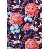 Notebook Axent Bloom 8456-3-A, А5, 96 sheets, squared, purple Notebook Axent Bloom 8456-3-A, А5, 96 sheets, squared, purple