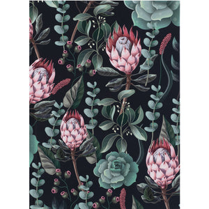 Notebook Axent Bloom 8456-4-A, А5, 96 sheets, squared, gree
