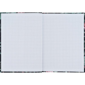 Notebook Axent Bloom 8456-4-A, А5, 96 sheets, squared, gree