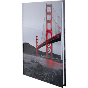 Notebook Axent R&B Bridge 8457-3-A, A5, 96 sheets,  squared, hard cover