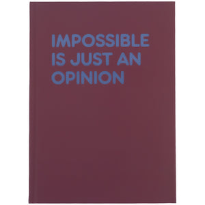 Notizbuch Impossible 8458-1-A, A5, 96 Blätter, Zelle, Hardcover