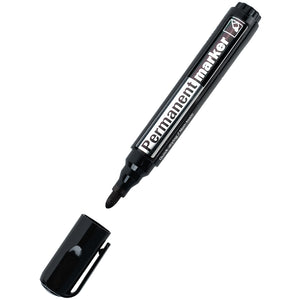 Marker Axent Delta Permanent D2605-01, 2 mm, round, black