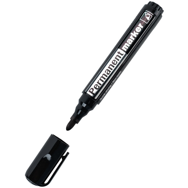 Marker Axent Delta Permanent D2605-01, 2 mm, round, black