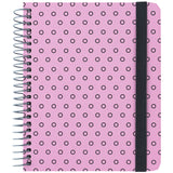 Spiralnotizbuch Axent 8461-1-A, B6+, 120 Blatt, Zelle, Hardcover, rosa Spiralnotizbuch Axent 8461-1-A, B6+, 120 Blatt, Zelle, Hardcover, rosa