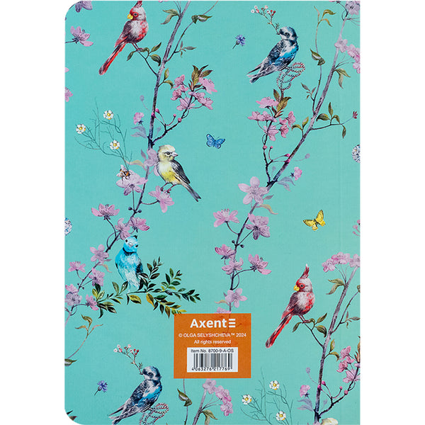 Notizbuch Axent Spring 8700-9-A-OS, A5, 80 Blatt, Zelle