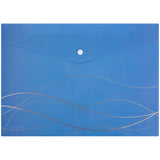 Folder with button Axent Waves-2 1495-41-A, A4 Folder with button Axent Waves-2 1495-41-A, A4