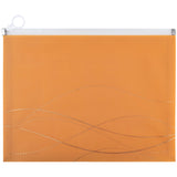 Zipper folder zip-lock Axent Waves-1 1497-40-A, A4 Zipper folder zip-lock Axent Waves-1 1497-40-A, A4
