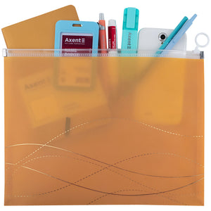 Zipper folder zip-lock Axent Waves-1 1497-40-A, A4