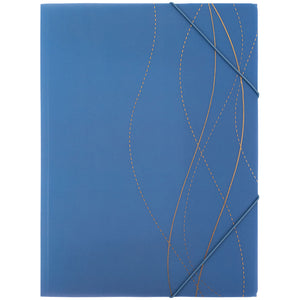 Folder with elastic bands Axent Waves-2 1509-41-A, A4