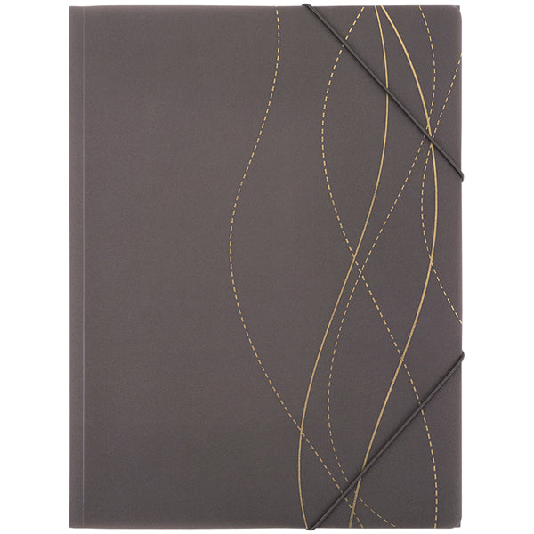 Folder with elastic bands Axent Waves-4 1509-43-A, A4