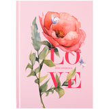 Notebook Axent Love 8459-6-A, A5, 96 sheets,  squared, hard cover Notebook Axent Love 8459-6-A, A5, 96 sheets,  squared, hard cover