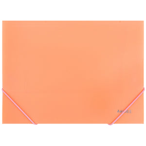 Folder with elastic bands Axent Pastelini 1514-42/1-A, A5+, peach