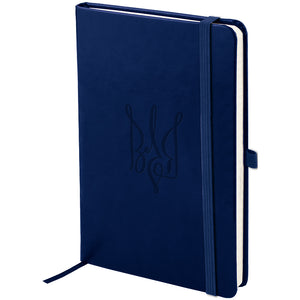 Notizbuch Axent Partner Lux Volya 8202-02-6-A, 125x195 mm, 96 Blätter, Zelle, blau