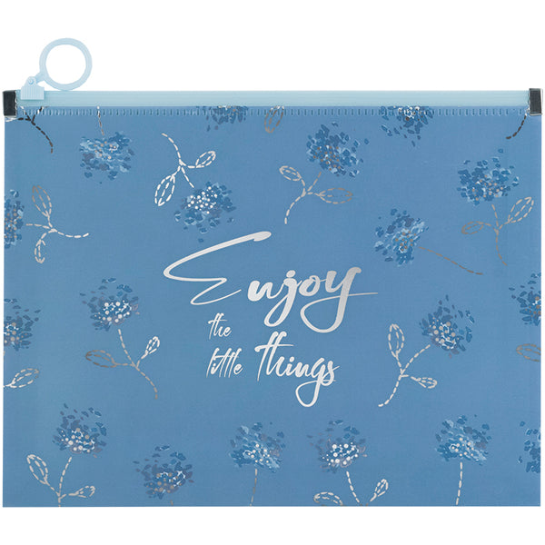 Zipper folder zip-lock Axent Flower Symphony-3 1498-46-A, A5+