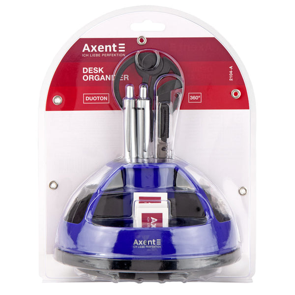 Schreibtischset Axent Duoton 2104-02-A, 9-teilig, blau