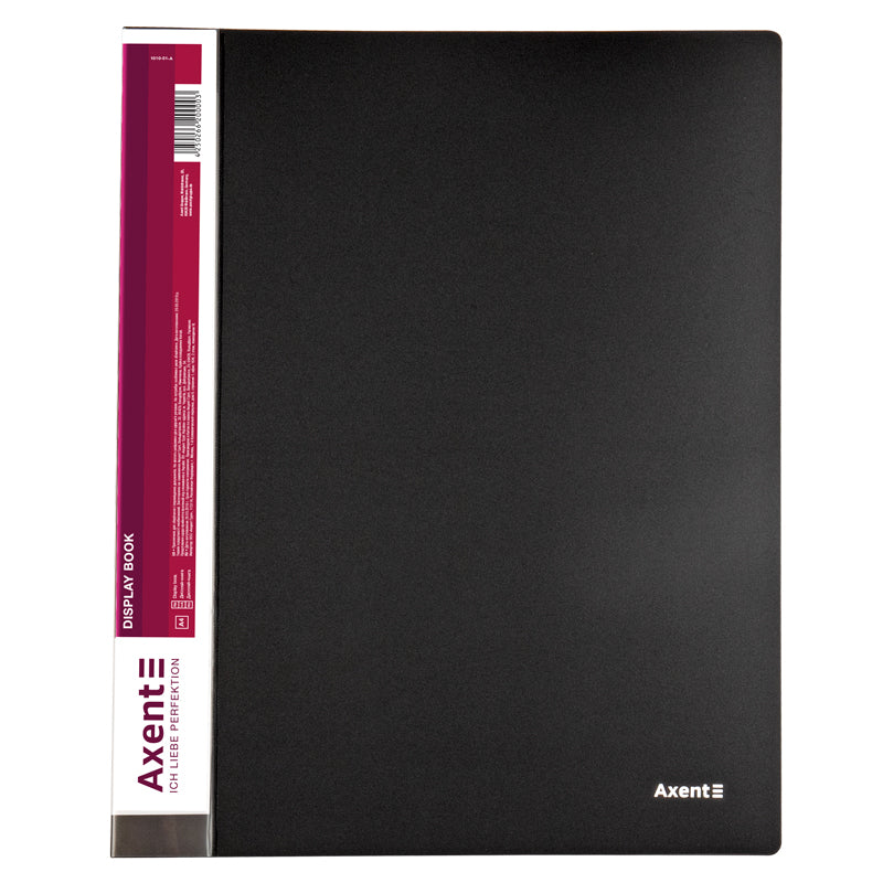 Sichtbuch Axent 1010-01-A, A4, 10 Hüllen, schwarz