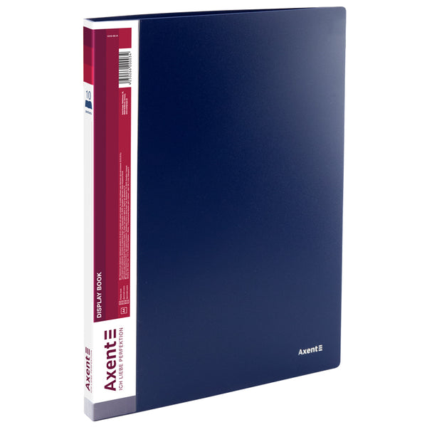 Sichtbuch Axent 1010-02-A, A4, 10 Hüllen, blau