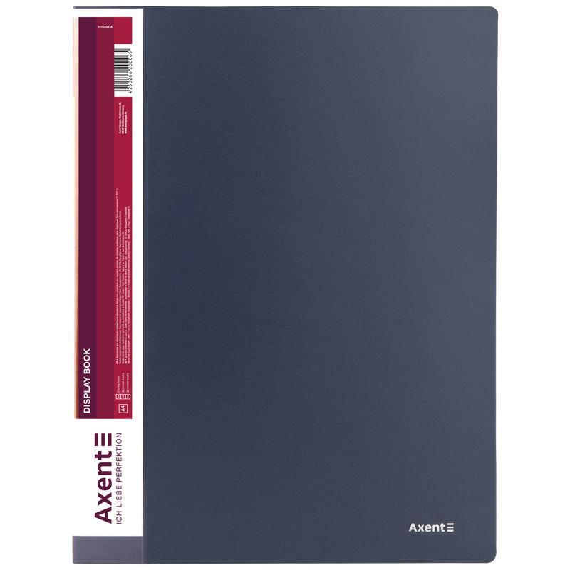 Sichtbuch Axent 1010-03-A, A4, 10 Hüllen, grau