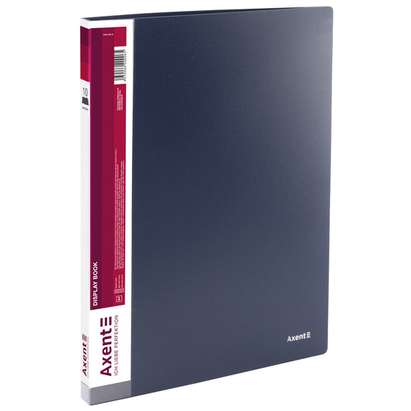 Sichtbuch Axent 1010-03-A, A4, 10 Hüllen, grau