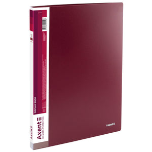 Sichtbuch Axent 1010-04-A, A4, 10 Hüllen, bordeauxrot