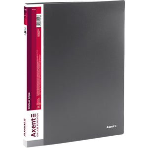 Sichtbuch Axent 1020-03-A, A4, 20 Hüllen, grau