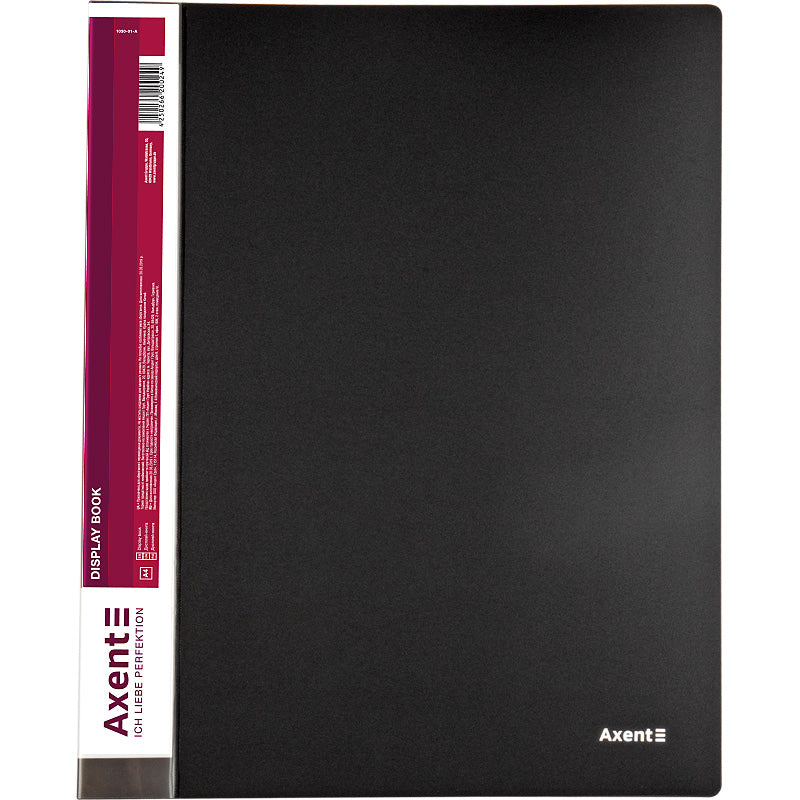 Sichtbuch Axent 1030-01-A, A4, 30 Hüllen, schwarz