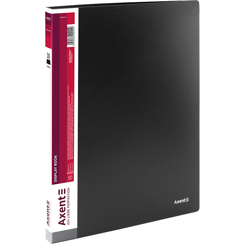 Sichtbuch Axent 1030-01-A, A4, 30 Hüllen, schwarz